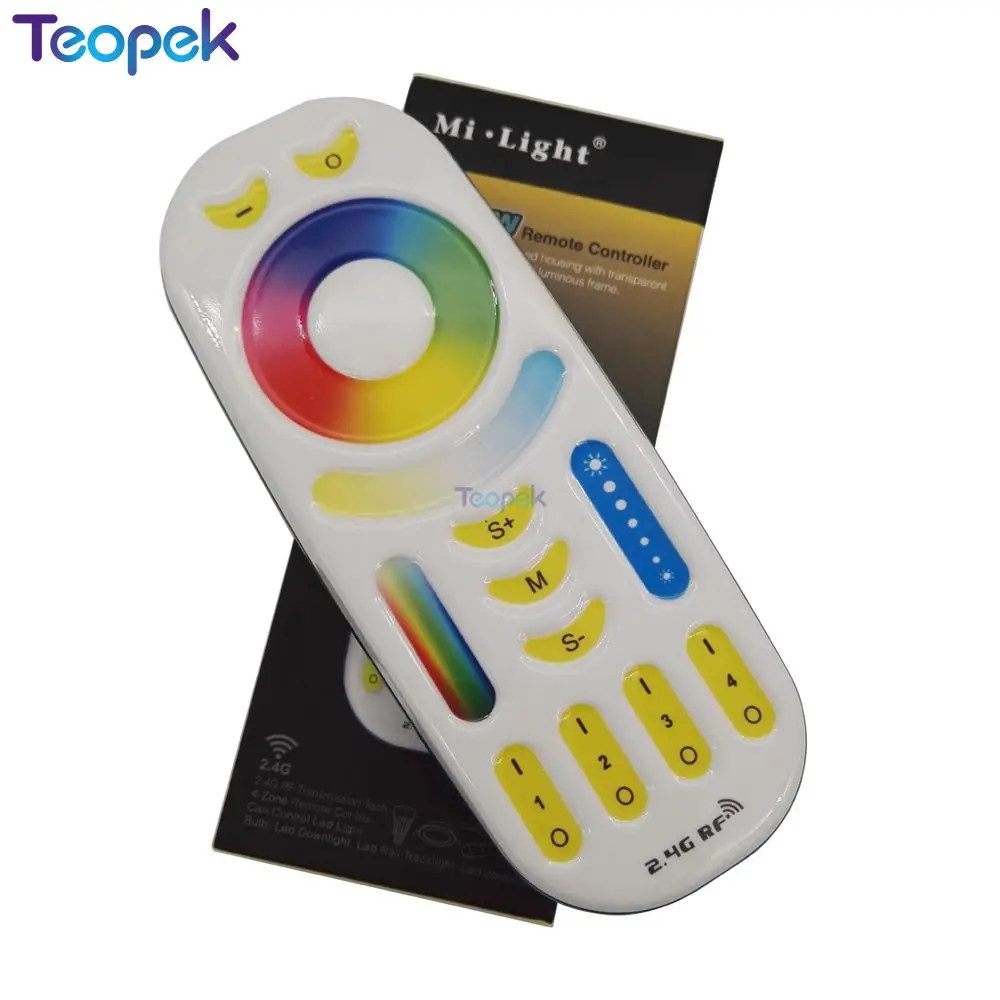 Imagem -05 - Boxer Rgb Cct Controle Led Rgb Mais Branco Frio Mais Branco Quente Partes Ax5ch Fut039 Mais 2.4g rf sem Fio e Controle Remoto com Zona Mi.