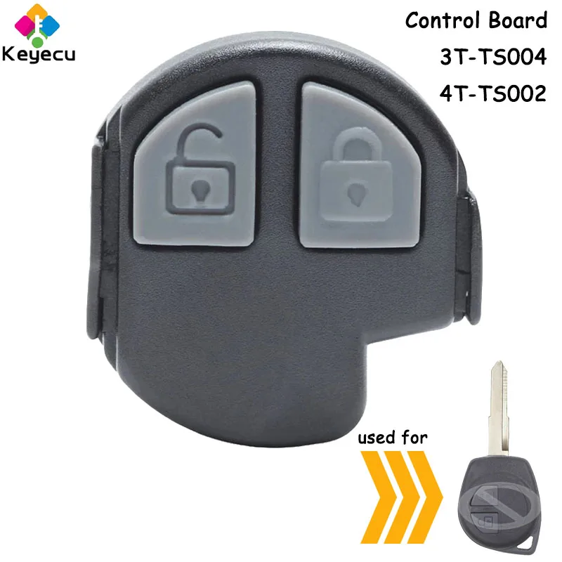 

KEYECU Remote Key Control Board With 2 Buttons 315MHz 433MHz for Suzuki SX4 2007 2008 2009 2010 2011 2012 Fob 3T-TS004 4T-TS002