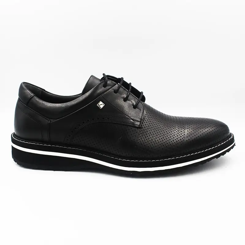 MEN'S GENUINE LEATHER CLASSIC SHOES FSC2106BLACK