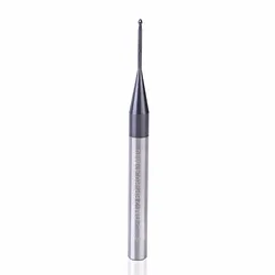 1pc GM-2BP R0.25-R2.5 ball nose end mill Milling cutter Spiral Bit Tool CNC long neck End mills Router bits for deep slot