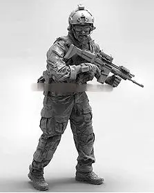 1/35 Resin Model Figure GK， Unassembled and unpainted kit