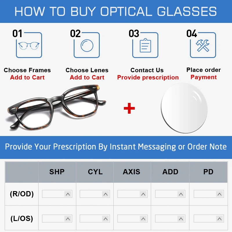 AOFLY Anti Blue Light Blocking Glasses Lens 1.56 1.61 1.67 1.74 High Index Aspheric Progressive Multi-focus Hyperopia Lens UV400