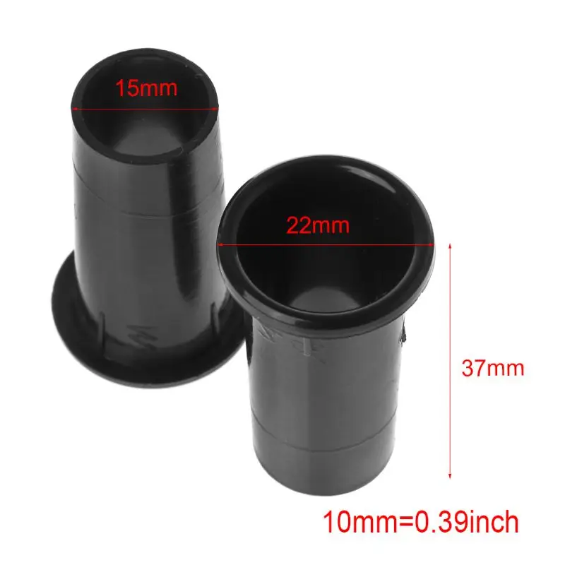 2PCS Lautsprecher Port Rohr Bass Vent Belüftung Stecker 2-3 "18x37mm Subwoofer woofer Box R9JB