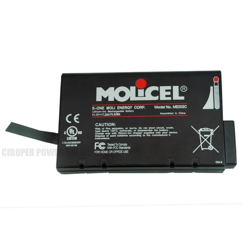 CP Medical Battery Pack ME202C 11.1V/7200mAh For G50,PageWriter TC50,ME202 Micron Transport GX,GX2,GX3,VX, XT,TC30, ME202C Trek2