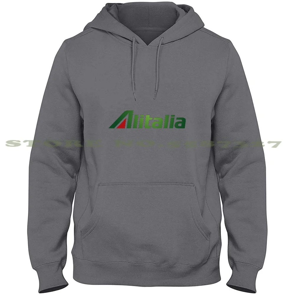 Best Graph 100% Pure Cotton Hoodie Tshirt Fdhl Alitalia Logo Alitalia Italy Food Pasta Pizza Napoli Roma Milano Ali Italia A330