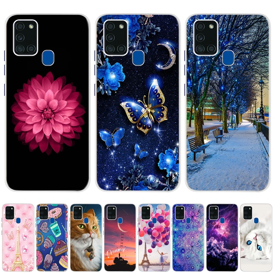 For Samsung Galaxy A21S Case 6.5 inch Samsung A 21S A21S Bumper Silicone TPU Soft Case Cover For Samsung Galaxy A21S Phone Case