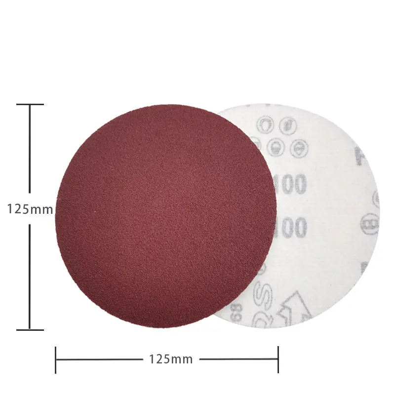 10pcs 5 Inch 125mm Round Sandpaper  Disk Sand Sheets Grit 80-1200 Hook and Loop Sanding Disc Polish