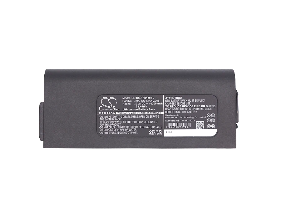 Imagem -05 - Bateria de Substituição para Rohde e Schwarz Fsh13 Fsh20 Fsh4 Fsh8 1309.6130.00 Ha-z204 Ha-z206 7.20v 10200mah