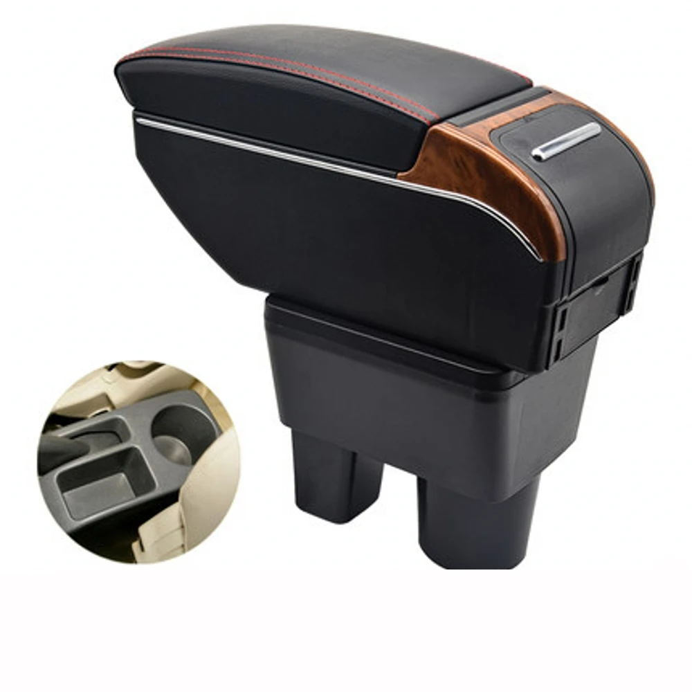 

For Suzuki Liana A6 Armrest Box Central Content Interior Arm Elbow Rest Storage Case Car-styling with USB Cup Holder