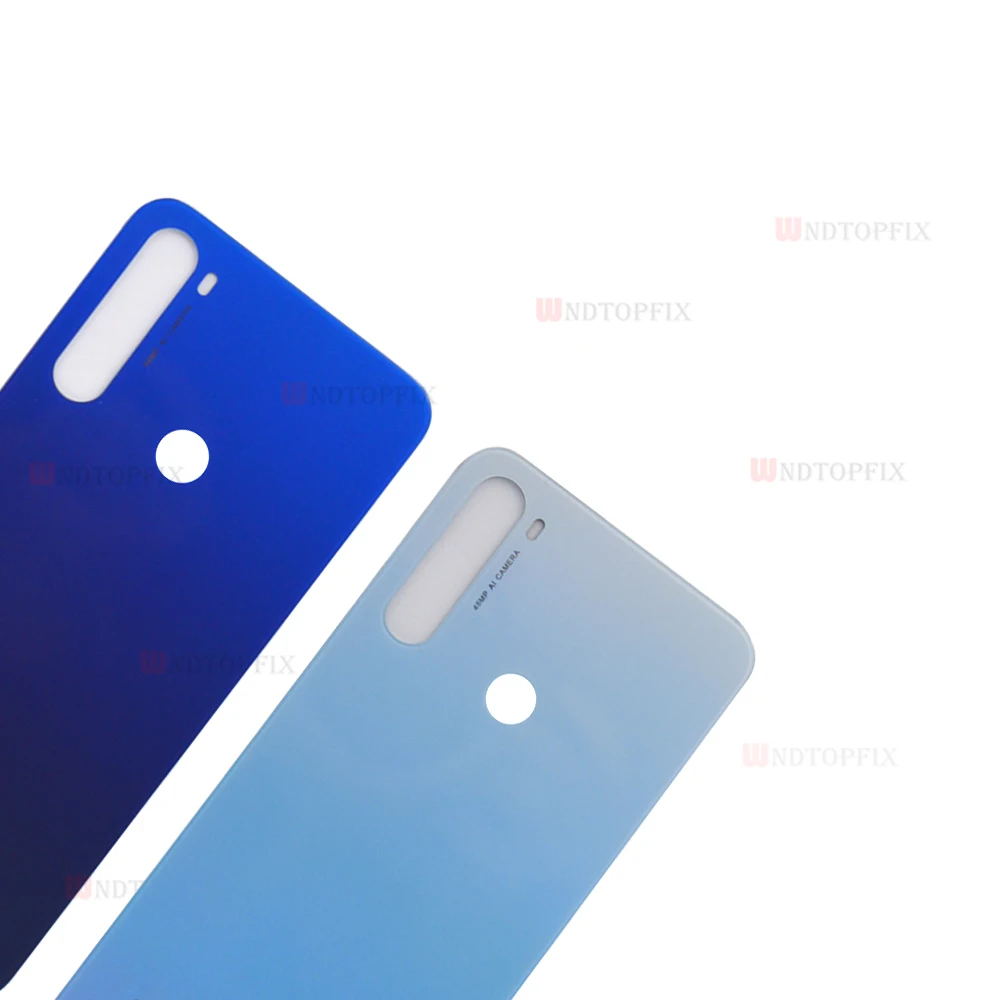 Новое стекло для Xiaomi Redmi Note 8 t задняя крышка батарейного отсека заднее стекло для Redmi Note 8 t Крышка батарейного отсека Корпус + Gule