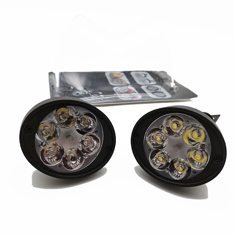 Motorcycle lights Modified headlights External mirror headlights LED 6-bead headlights Sell in pairs