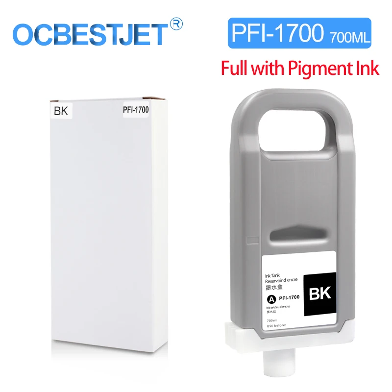 

OCBESTJET PFI-1700 PFI1700 совместимый чернильный картридж для Canon Pro 2000 4000 4000s 6000 6000s pro 2100 4100 с пигментными чернилами