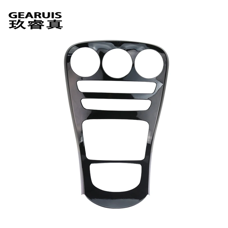 Car Styling Center Console Water Cup Holder Panel Decoration For Mercedes Benz C Class GLC X253 W205 Interior Auto Accessories