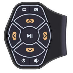 Universal Wireless Car Steering Wheel Button Remote Control Bluetooth 4.0 Hands-free Multimedia Player Button for IOS Android