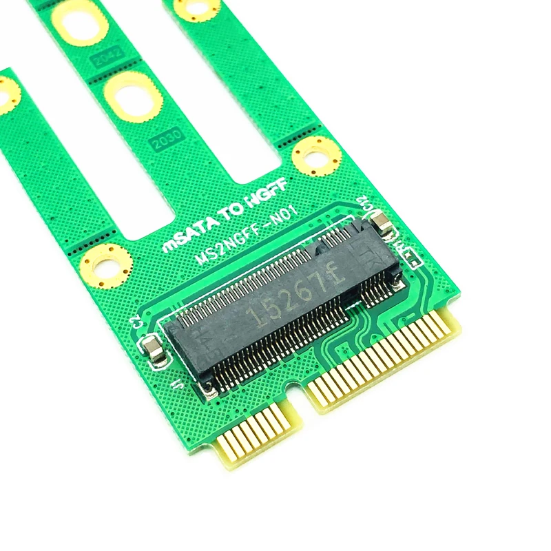 mSATA 3.0 to M.2 NGFF SATA SSD Adapter Board Riser Card for PC Computer M.2 SATA SSD B Key to mSATA Raiser mSATA to M.2 Adapter