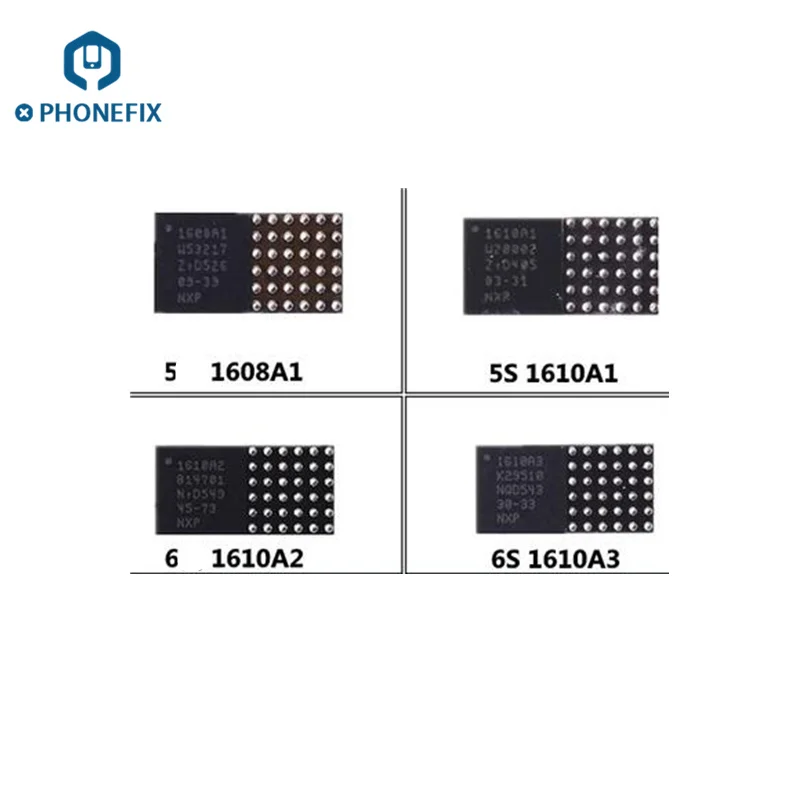 5 pz/lotto U2 IC di Ricarica USB Chip di Controllo 1610A1 1610A2 A3 610A3B 1612A SN2501 per il iPhone 6 7 8X13 U2 USB IC di Ricambio Parte