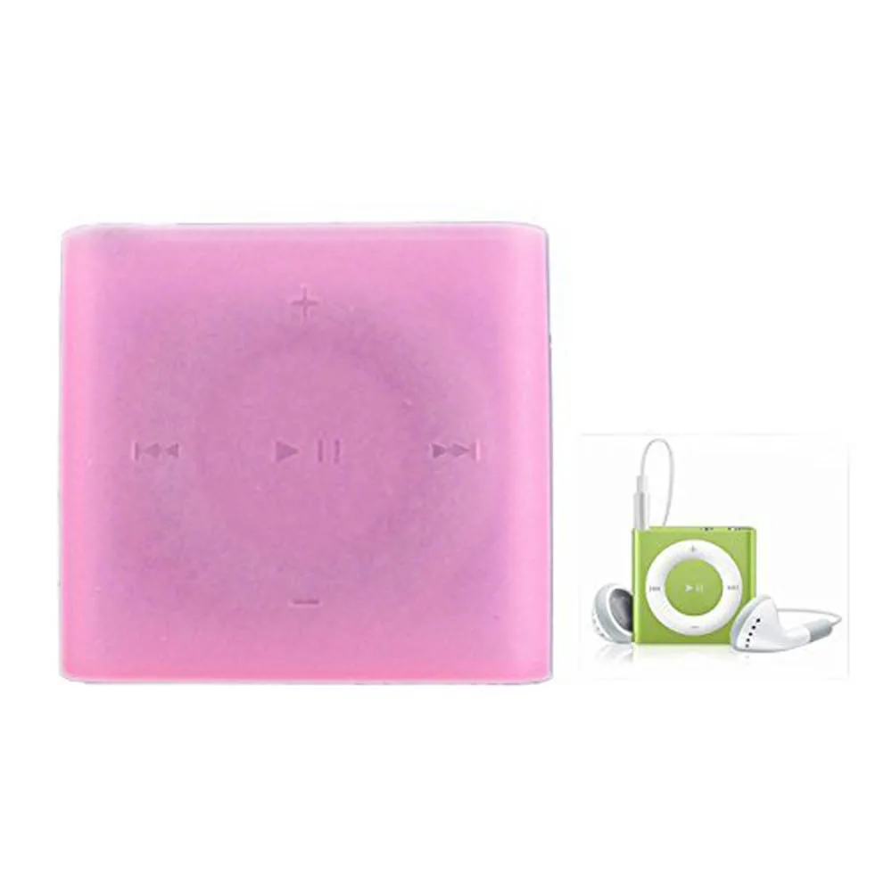 Soft Silicone Skin Case Cover for iPod Shuffle, Candy Color, New, 4, 6, 7