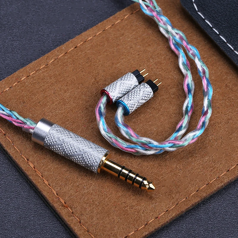 【1点のみ】銀銅合金導体 8コア1064芯 MMCX/4.4mm+イヤホン本体 OPENHEART 8 コア銀銅合金ケーブルマルチカラー 0.78 2Pin MMCX 3.5