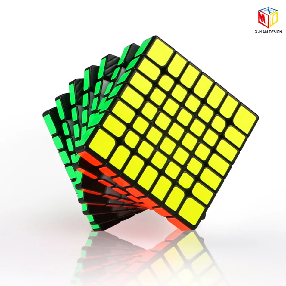 Qiyi X-Man Design Spark M 7x7x7 Magic Magnetic Cube Stickerless Professional Magnets Spark 7x7 Speed Cube Puzzle Cube