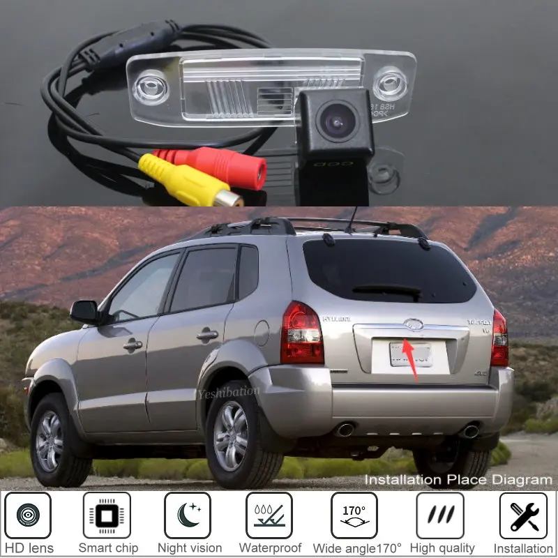 

Car Reversing Parking Camera For Hyundai Tucson JM 2004~2009 CCD Night Vision Back up camera license plate camera