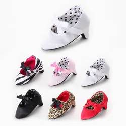 0-12M Infant Newborn Baby Girl High Heels Shoes Princess Bow First Birthday Party Shoes Photo Props Shoes