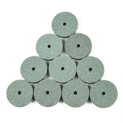 10pcs green aluminum oixde grinding stone sheet for dremel rotary tools