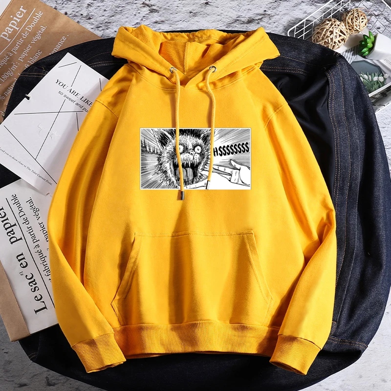 Japan Anime Horror Spiralizer Demonizer Hoodie Women Men Harajuku Sweatshirt Pullover Tomie Junji Ito Hooded Jacket Sportswear