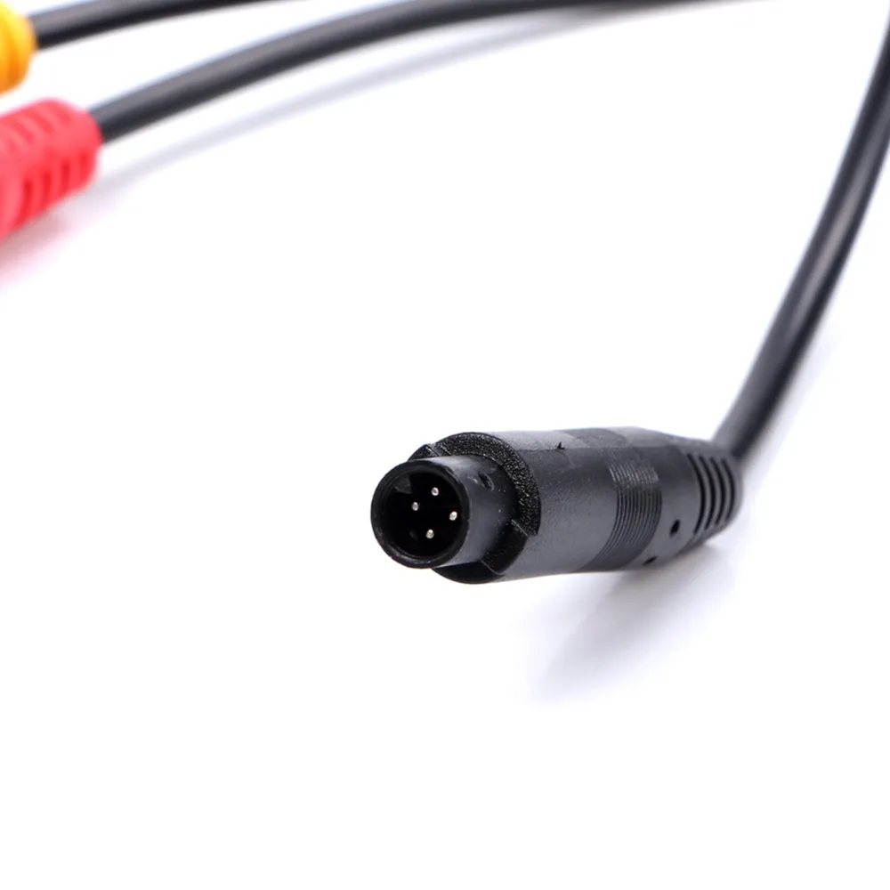 Cámara de respaldo AHD y CVBS Cable de 4 pines conector RCA, Hodozzy