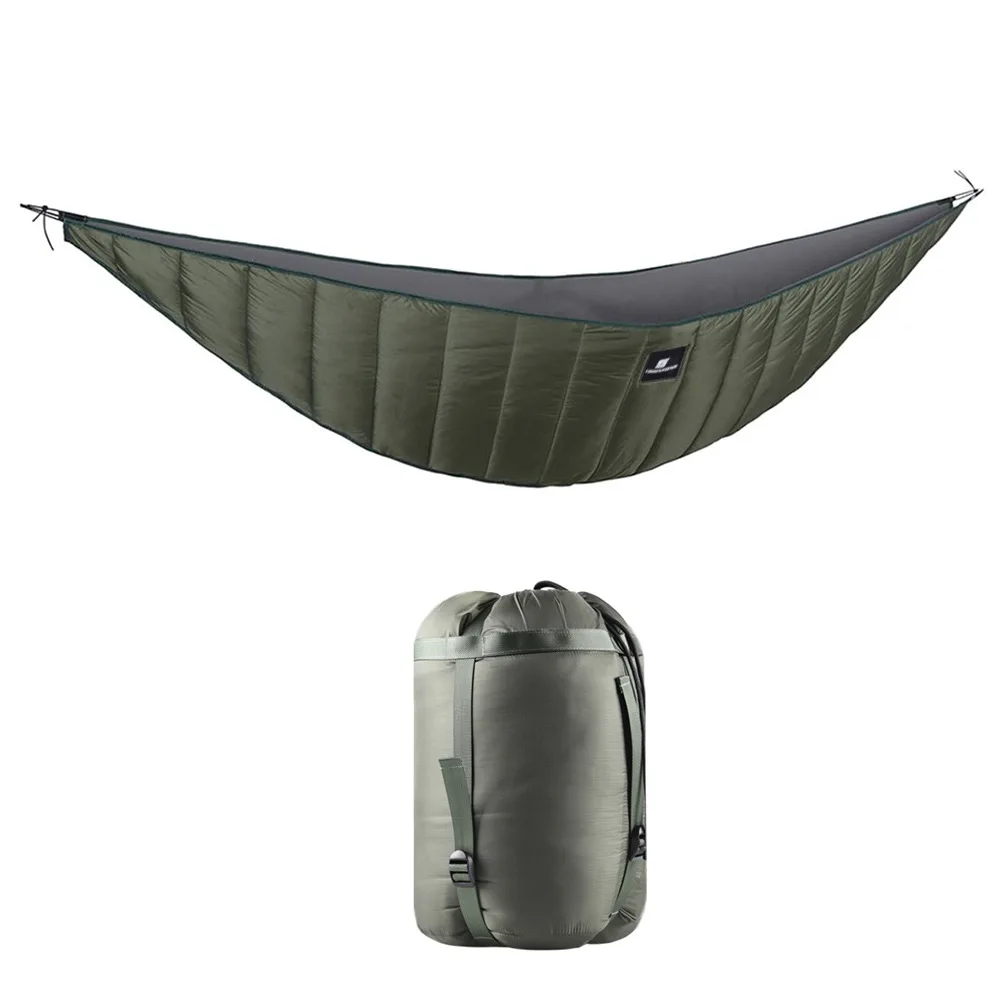 Outdoor Winter Warm Sleeping Bag Hammock Underquilt Sleeping Bag Warmer Under Quilt Blanket for Outdoor Camping hiking