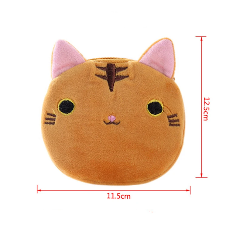 Cartoon Tier Jungen Plüsch Geldbörse Kinder Zipper Münze Taschen Lagerung Beutel Nette Tiere Geldbörsen Frauen Mini Handtasche Kind Geschenk – Detail 13