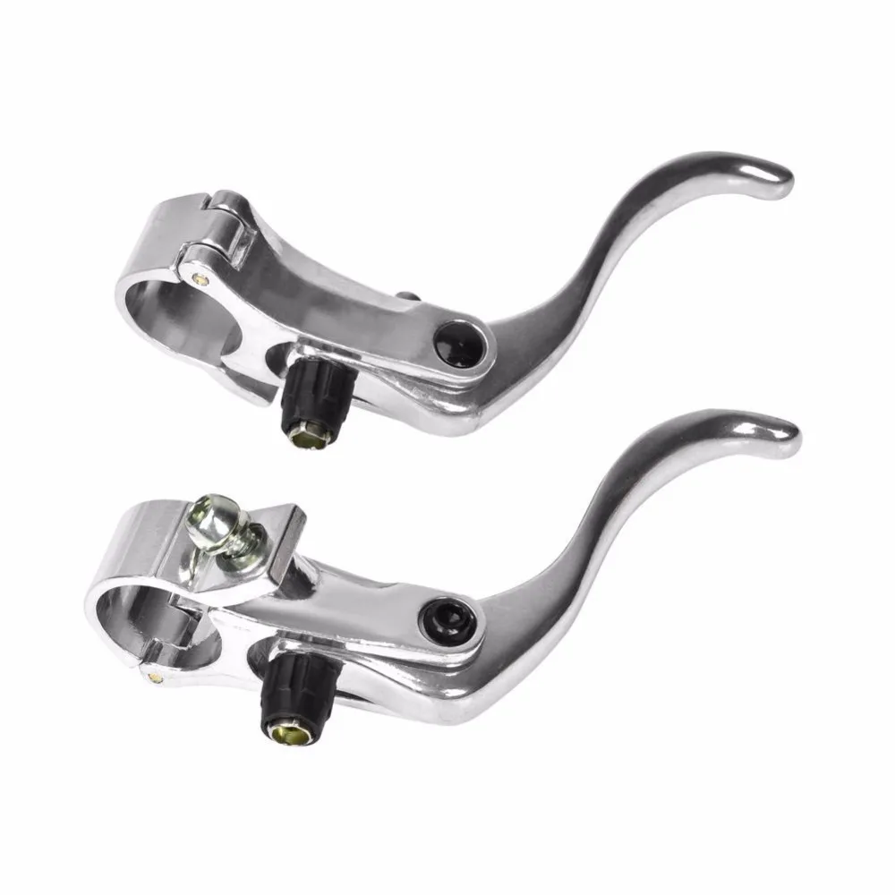 1 Pair 24mm  Brake Handle Lever Lightweight Aluminum Alloy Bike Brake Handle Fixed Gear  Brake Lever Parts