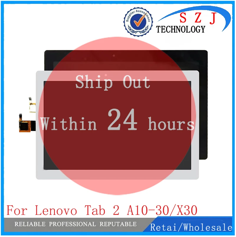 

New 10.1 inch tablet For Lenovo Tab 2 A10-30 YT3-X30 X30F TB2-X30F x30 Replacement LCD Display Touch Screen Panel Assembly