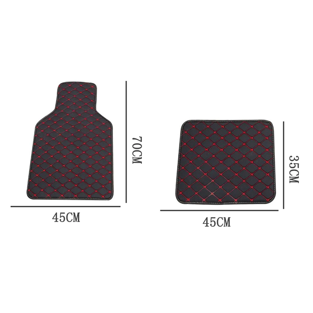 For Seat Ateca Arona ibiza Leon Toledo Leon ST CUPRA Auto Foot Pads PU Leather Car Floor Mats Auto Carpets Interior Accessories