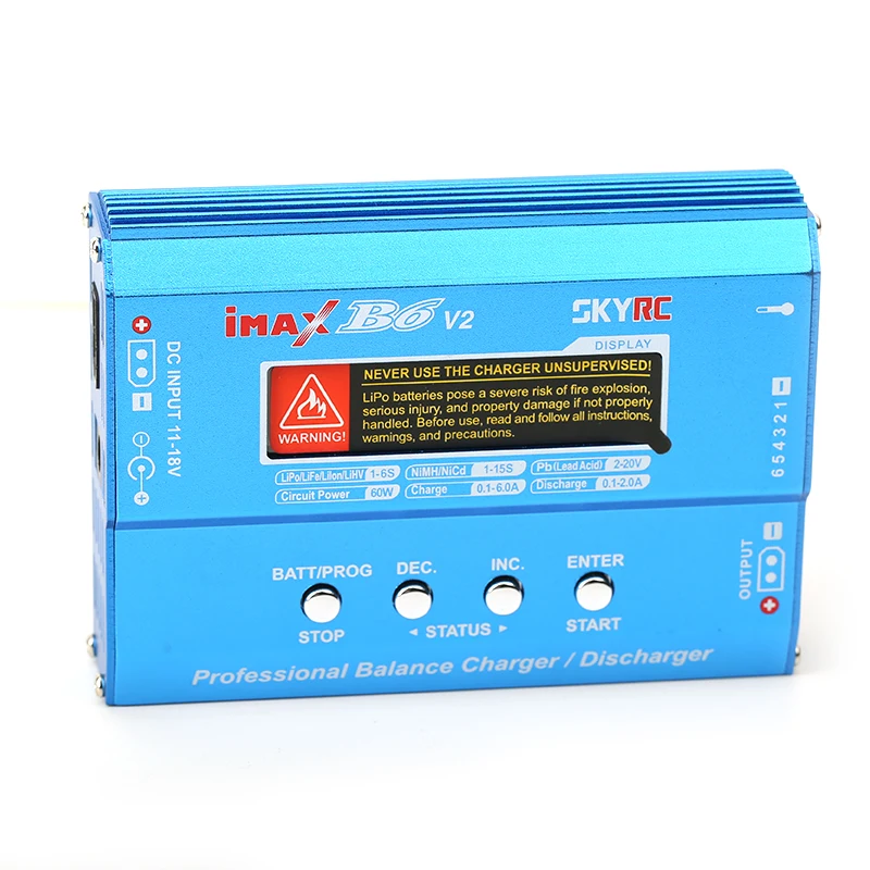 NEW Original SKYRC IMAX B6 Digital RC Lipo NiMh Battery Balance Charger With AC POWER 12v 5A Adapter for RC Helicopter Toys