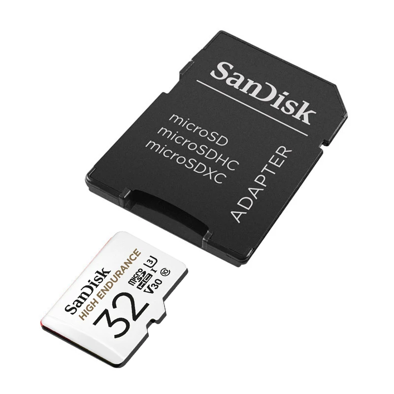 SanDisk Memory Card High Endurance Micro SD Card V30 U3 4K 32GB 64GB 128GB 256GB TF Cards for Dash Cam Home Video Monitoring