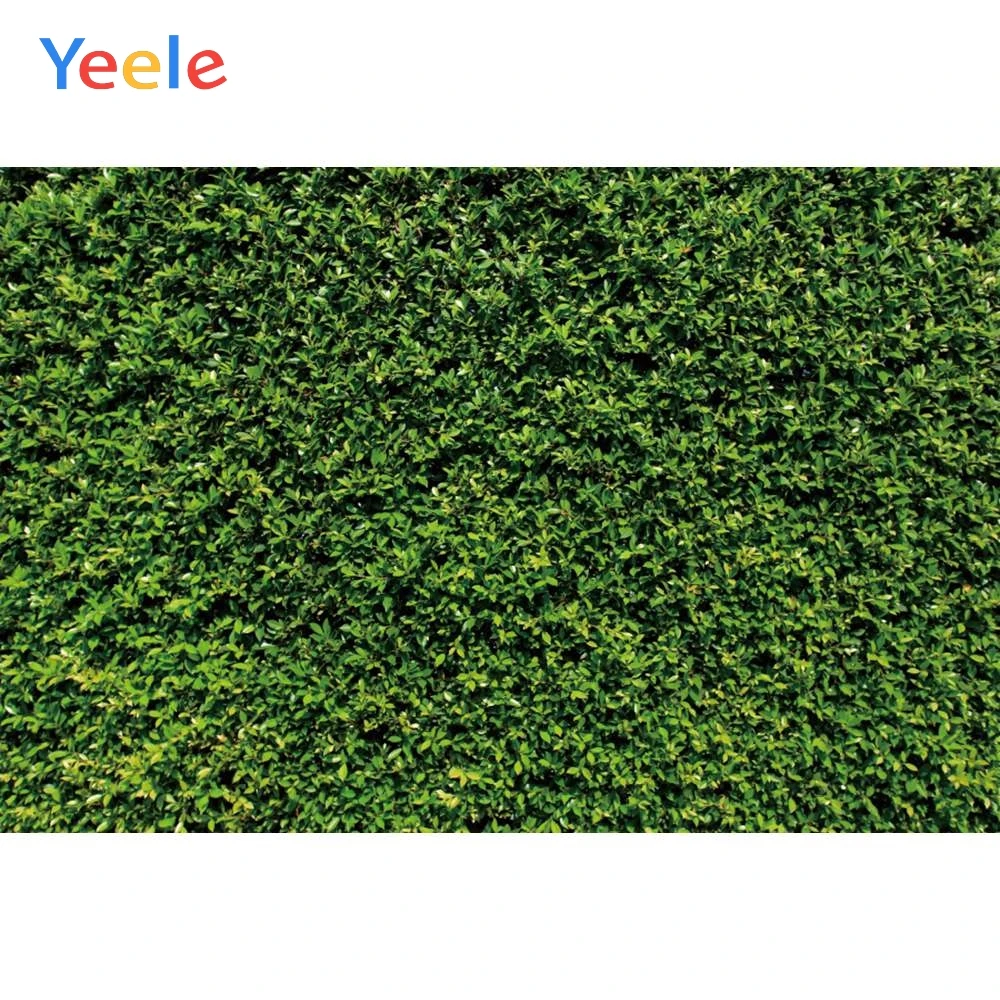 Yeele Grass Green Screen Foliage Leaves Party Decor Photography Backgrounds Customized Photographic Backdrops for Photo Studio