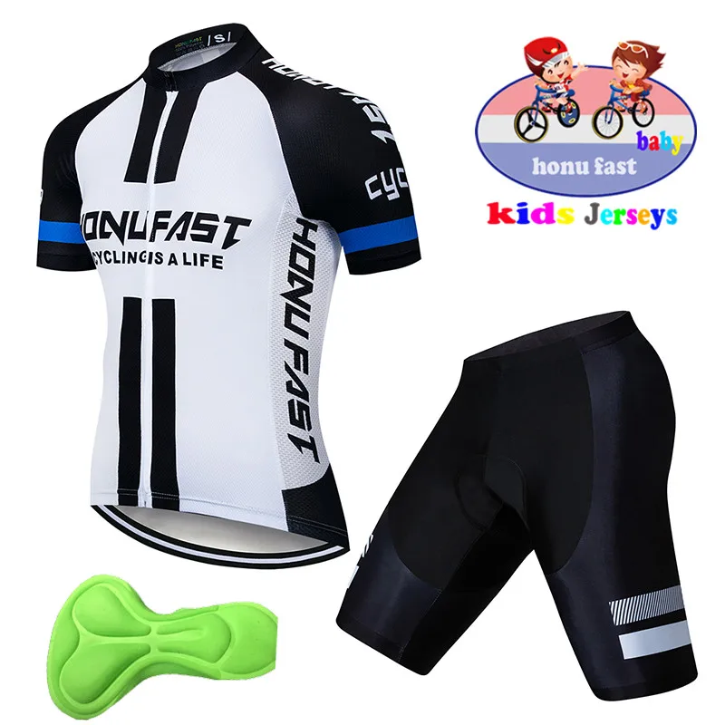 Summer Kids Short Sleeve Racing Sport Bicycle Jersey Suit MTB Cycling Clothes Cycling Shorts Bicycle Clothing Cycling Jersey Set