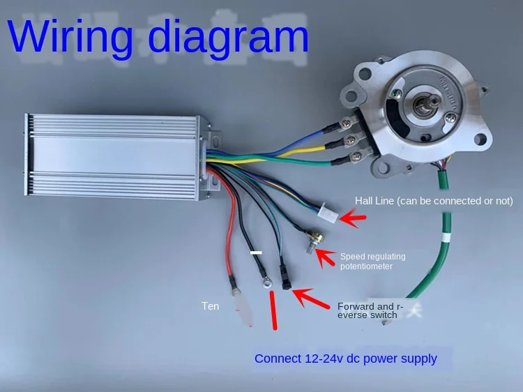 DC12V-24V Brushless Motor Controller High-Power Brushless Motor Driver 800W 40A