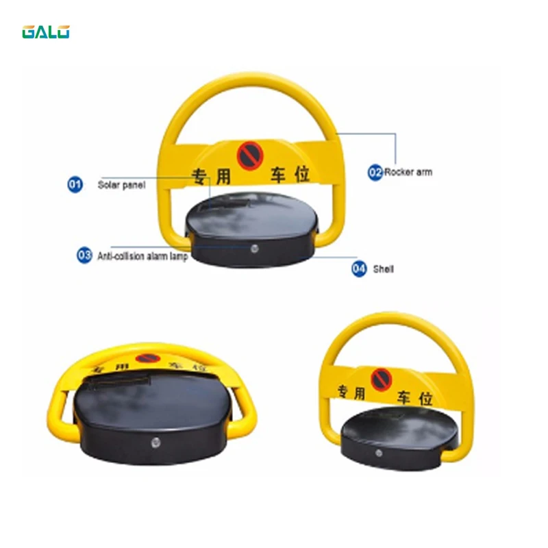 Vip privado solar controle remoto estacionamento espaço protetor bloqueio de estacionamento/reciclagem recarregável