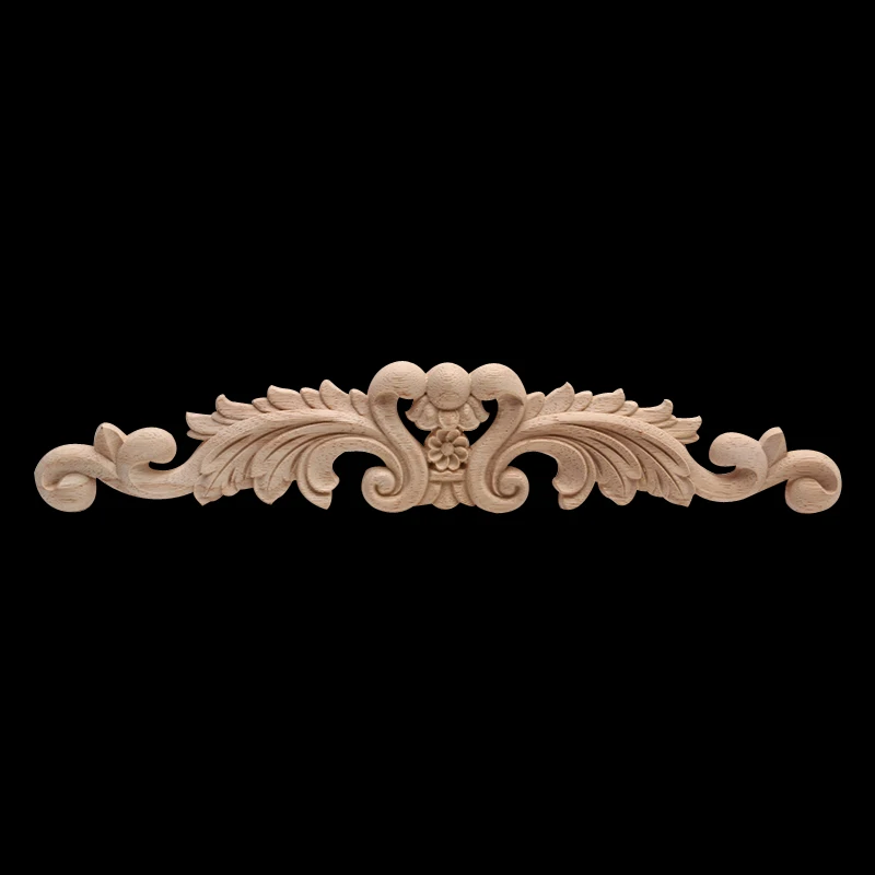 European Decal Door Heart Flower Spot Wholesale and Retail Wood Furniture Wood Carving Decorative Accessories Wood Decal Carved
