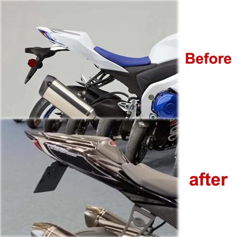 Fit For Suzuki GSXR1000 GSX-R 1000 2009-2011 2012 2013 2014 2015 2016 Tail Tidy Fender Eliminator License Plate Holder Bracket