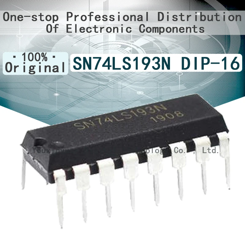 

Новые оригинальные двойные часы HD74LS193P 74LS193 SN74LS193N DIP-16, реверсивный счетчик чипа IC, 10 шт.