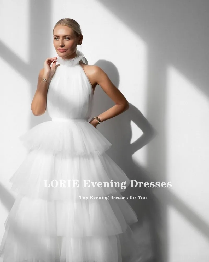 LORIE-Robe de Bal Rose à Plusieurs Niveaux en Tulle pour Fille, Tenue Simple de ixde Mariage, Longueur Thé, VincSpéciale