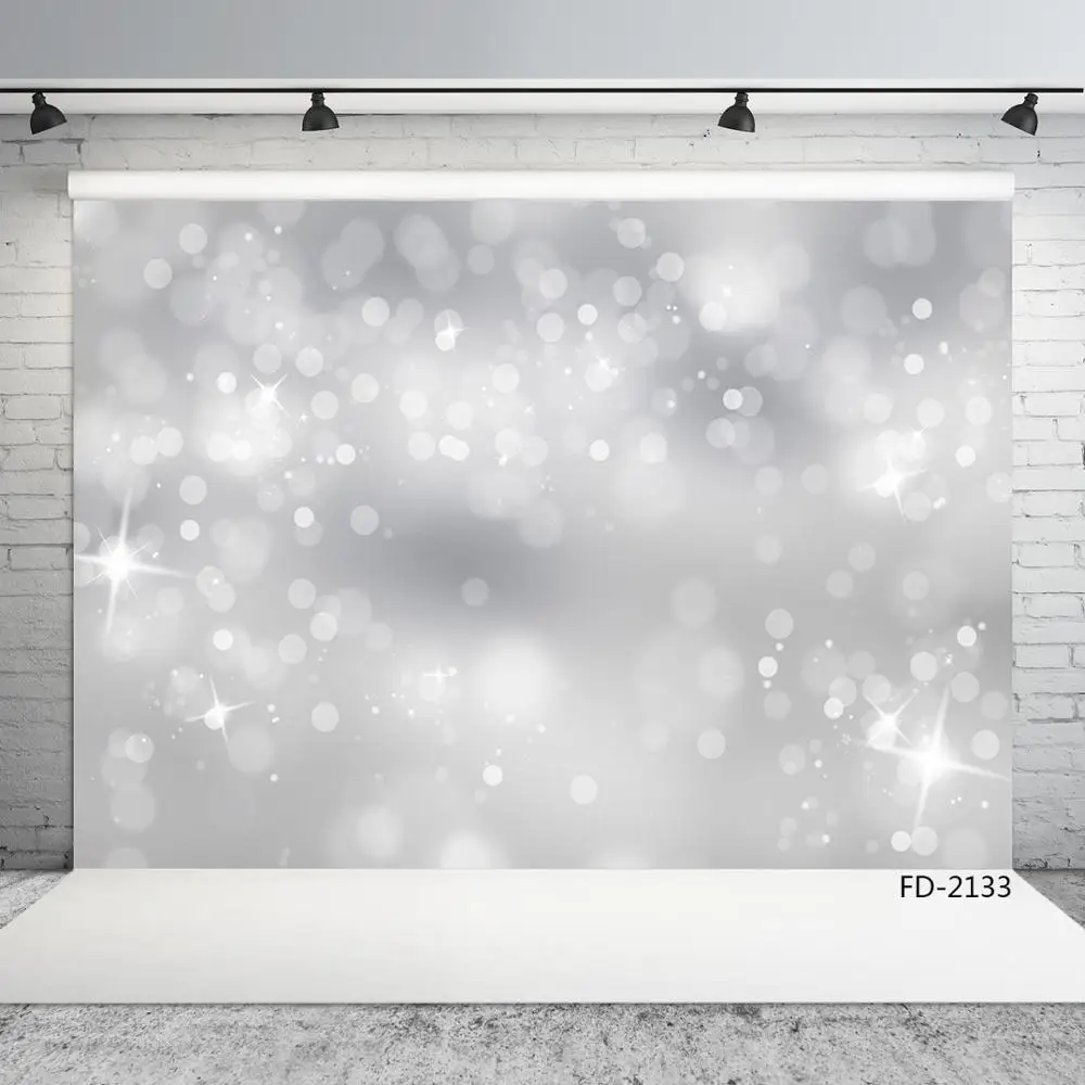 Dreamy Star Glitter Polka Dot Geburtstag Party Porträt Bokeh Hintergrund Für Baby Dusche Fotografie Hintergrund Foto Studio Requisiten