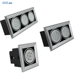 1pcs Super Bright Recessed square LED Dimmable Downlights COB 6W10W14W LED Spot light LED decoration Ceiling Lamp AC85-265v
