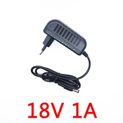 18V 1A AC DC Power Supply Adapter Wall Charger Cord Internal negative, external positive