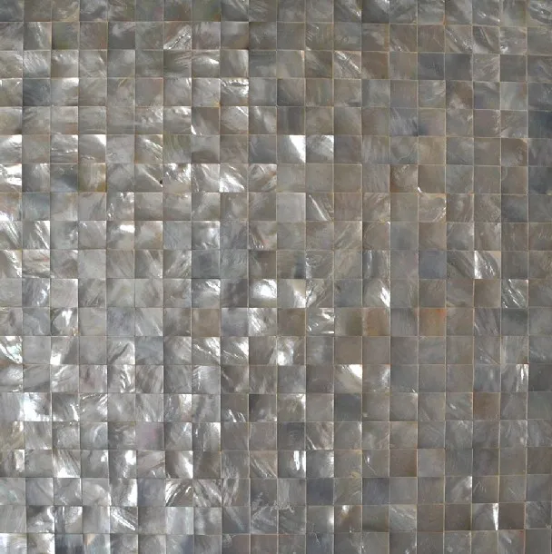 Luxury Seamless Gray Butterfly Shell Mosaic Mother of Pearl Kitchen Bathroom Wall Backsplash Tile MOP025