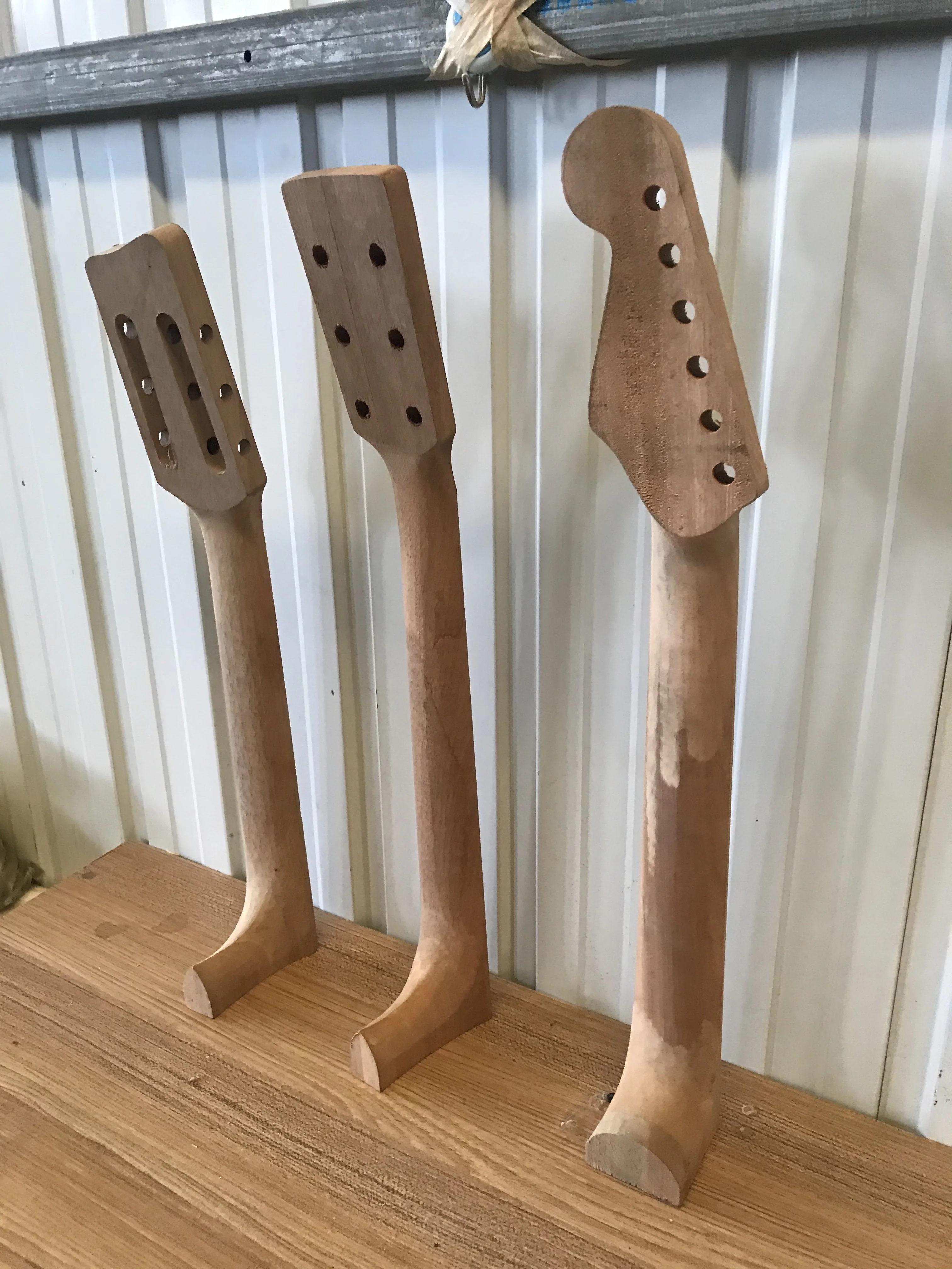 Mahogany Maple Acoustic Guitar Neck Headstock, Unfinished DIY Parts, Classical Guitar Replacement, High Quality, 1 Pc