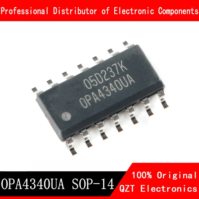 

5pcs/lot new original OPA4340UA/2K5 OPA4340UA OPA4340 SOP-14 In Stock