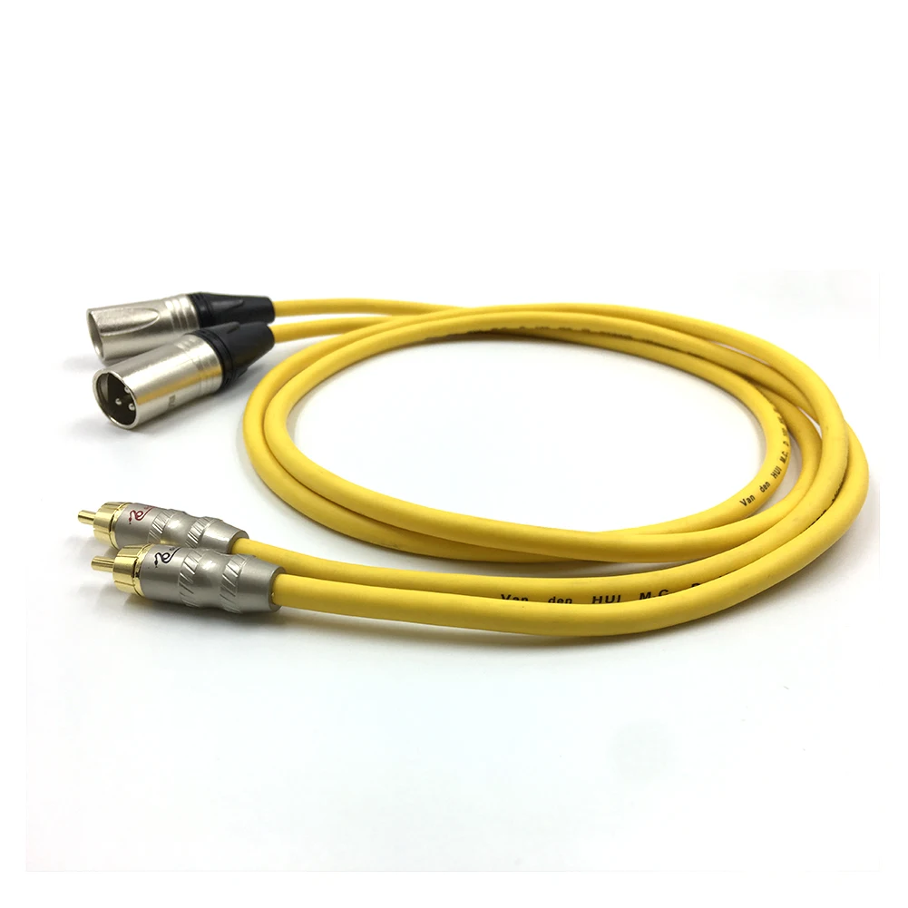 

Hifi Rca To Xlr Male Cable 2 Xlr To 2 Rca Cable Hifi Stereo Audio Connection Microphone Cable